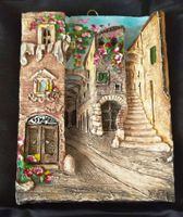 Wandbild mit 3D Effelt  "Le vie d'Italia" - 11 cm x 14 cm -
