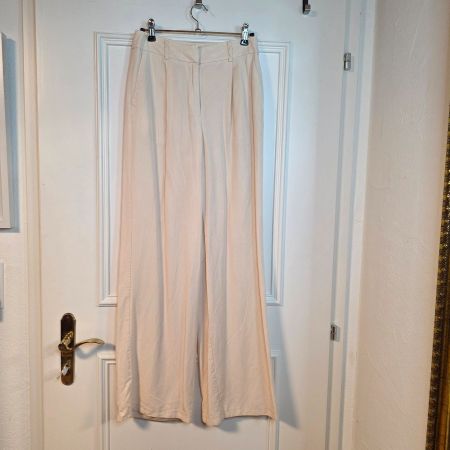 Primark Lyocell Palazzo Hose Creme Gr. 36/S