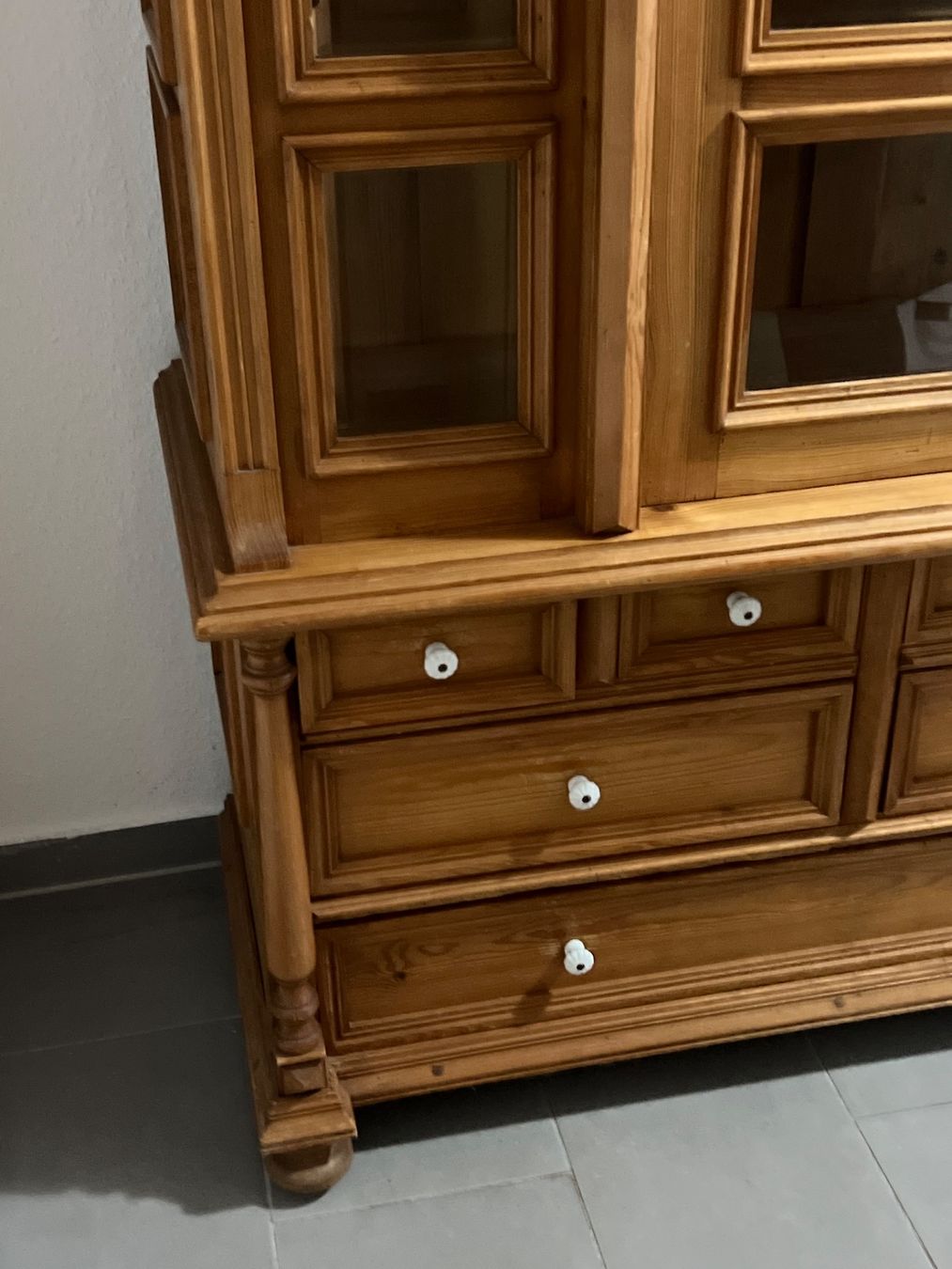 Vetrine: Jugendstil Vitrine Gründerzeit Barock Stilmöbel + VERSAND – Usato da Gemünden venduto da GEUENWALD 3