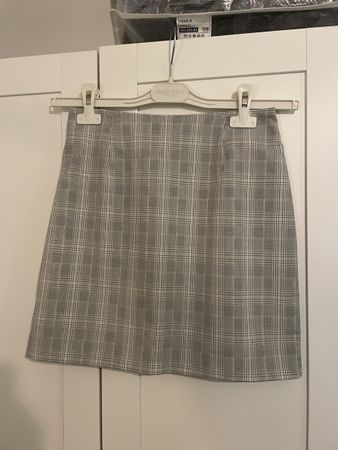 Jupe à carreaux de printemps
