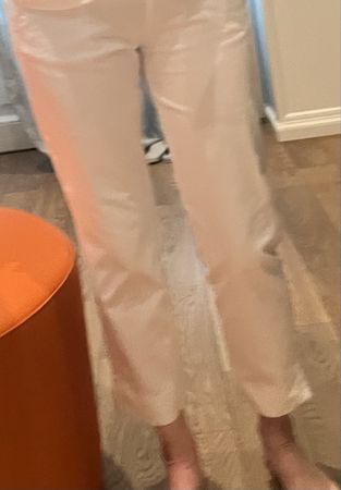 Max & co white ankle short trousers