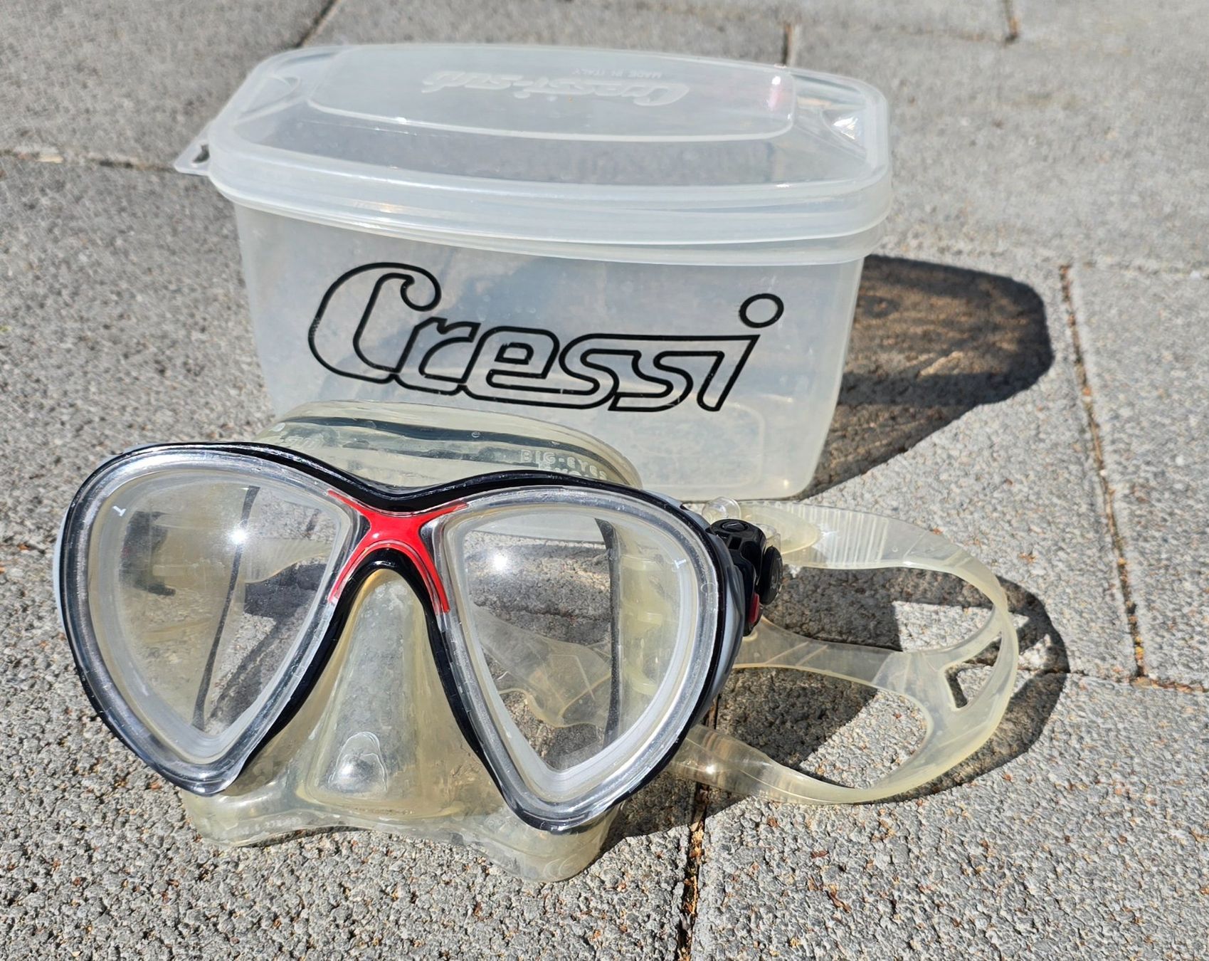 Occhiali & Lenti: Cressi Tauchmaske Big Eyes Evo, Top Zustand – Usato da Port venduto da Loeru3
