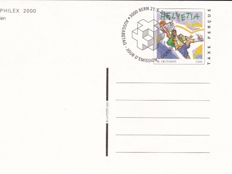 Tutti i francobolli: 2 Postkarten Tag der Luftfahrt / JUNAPHILEX 2000 – Nuovo (secondo la descrizione) da Castione venduto da Rx-stamps 3