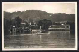 Mannenbach, Hotel Schiff mit Landungsbr
