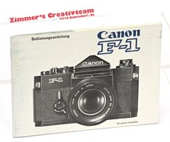 CANON F-1 orig. Betriebsanleitung dt.