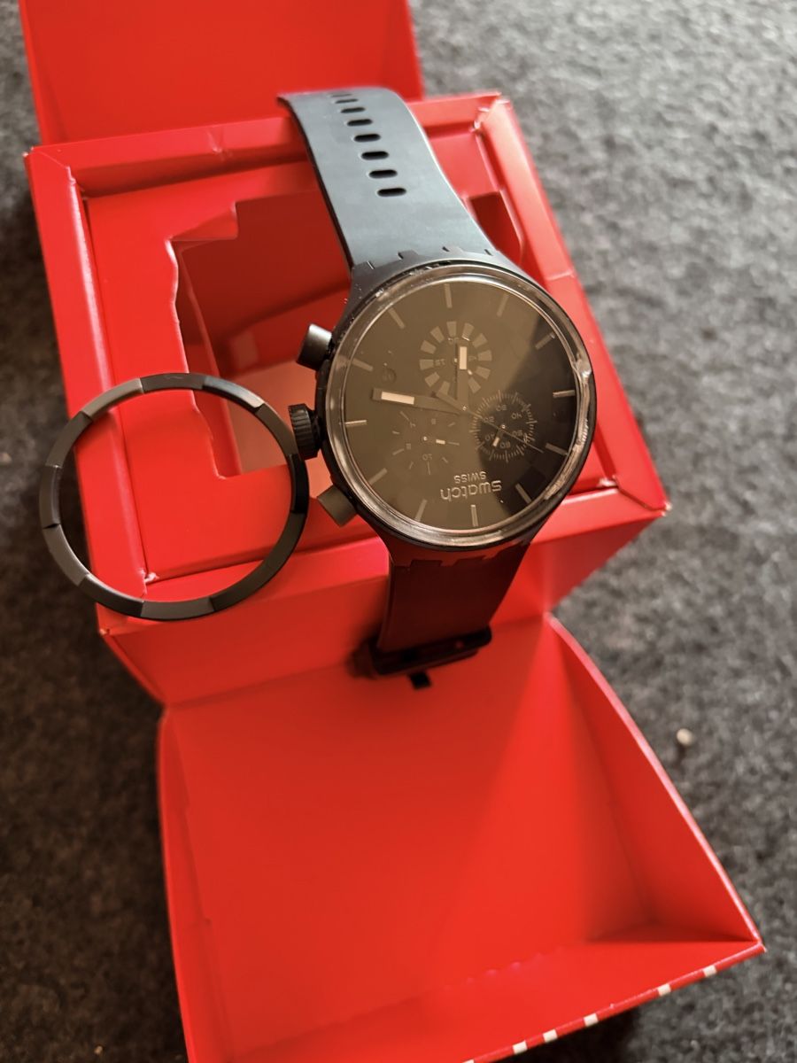 Swatch Orologi: Swatch BIG BOLD "Checkpoint Black" Chronograph – Usato da Kriens venduto da Waqas.naseer 5