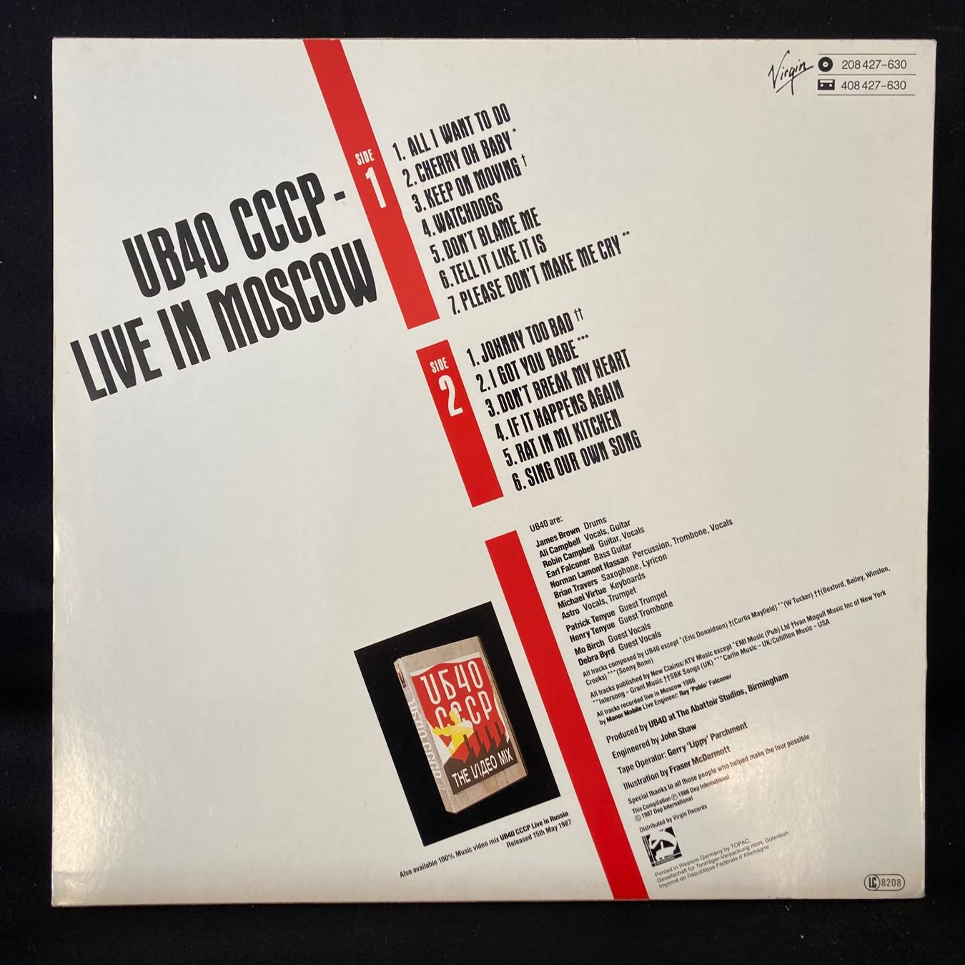 Dischi in vinile: UB40 / Live in Moscow – Usato da St.Gallen venduto da Out-take 1