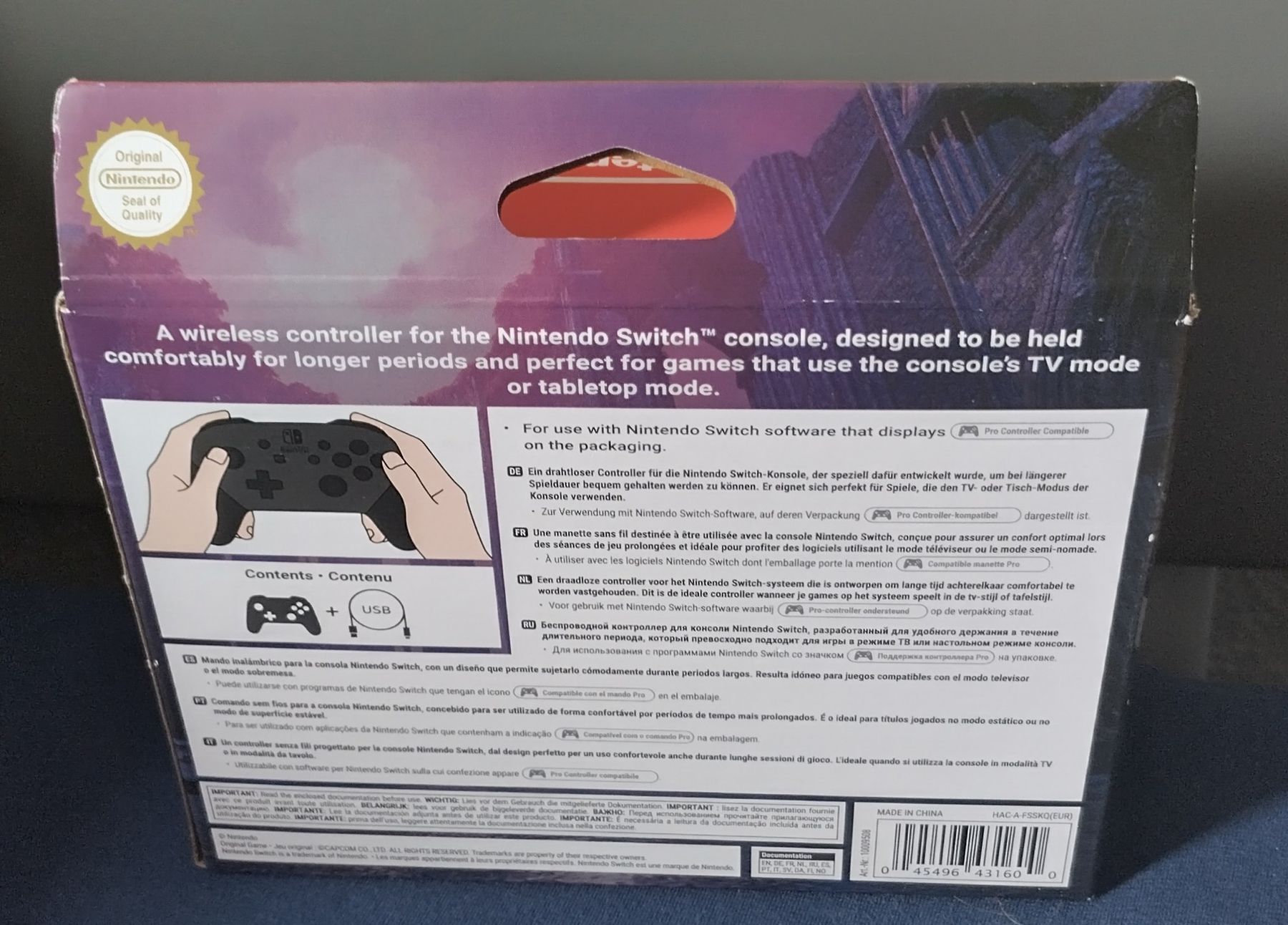 Nintendo Controller: Nintendo Switch Pro Controller Monster Hunter Rise OVP – Gebraucht aus Wangen b. Olten von Redblue-Star 4