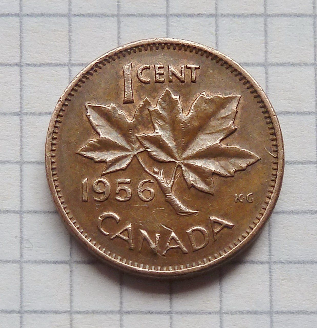Tutti le monete: 1 Cent Canada 1956 (Elisabeth ll) – Usato da Mesocco venduto da Nugivendus 1
