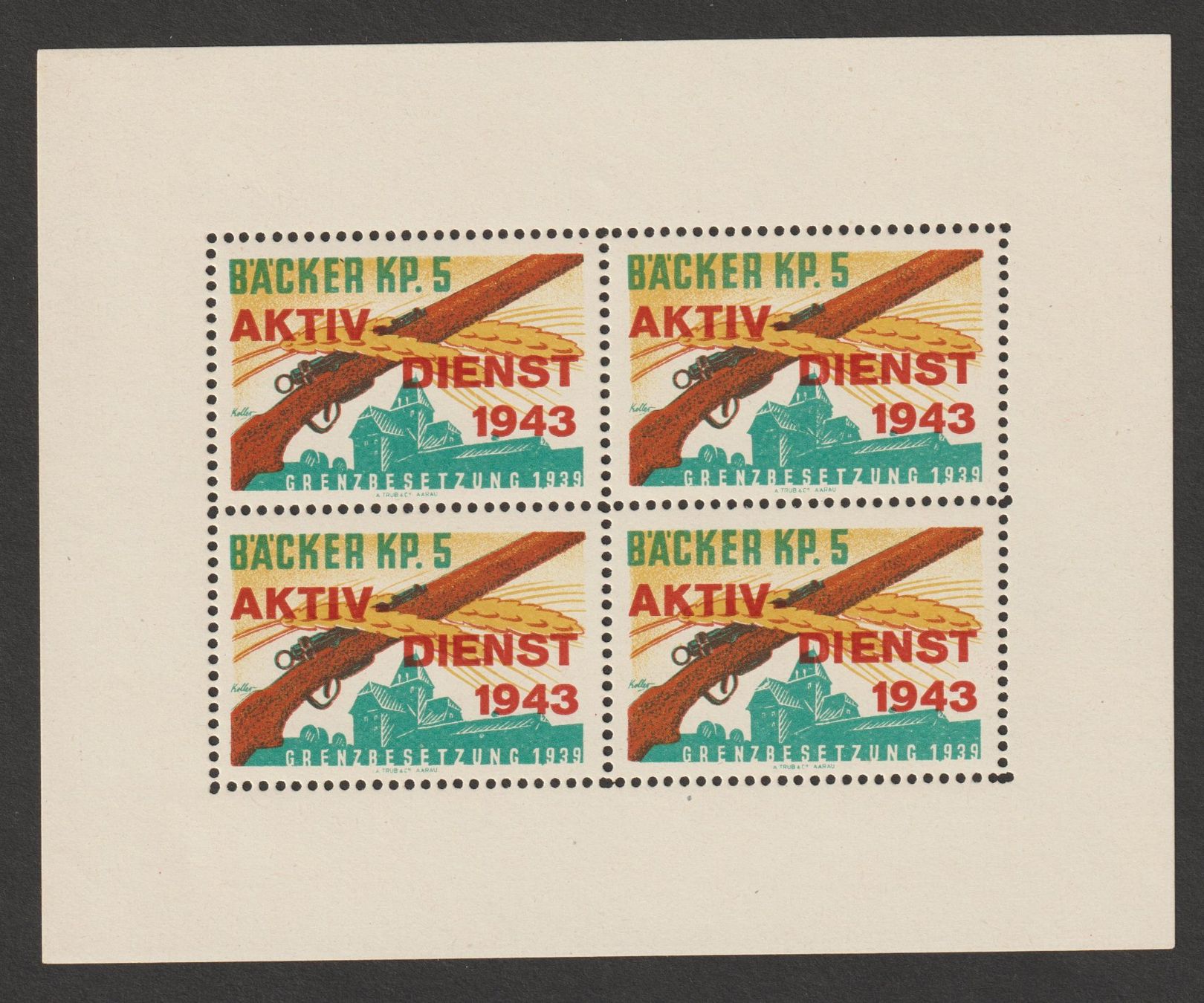 Tous les timbres: Bäcker Nr. 7/3 ** – D'occasion à Siebnen par Fstaehli