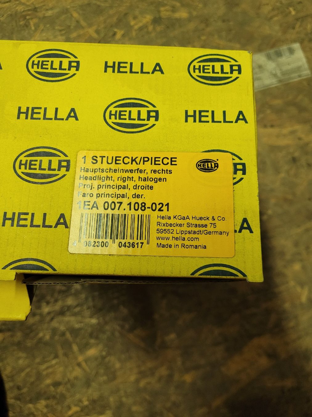 Hella Phares: Hella Scheinwerfer mit Blinker – Neuf avec emballage d'origine à Ebnet par rsautomobile 2