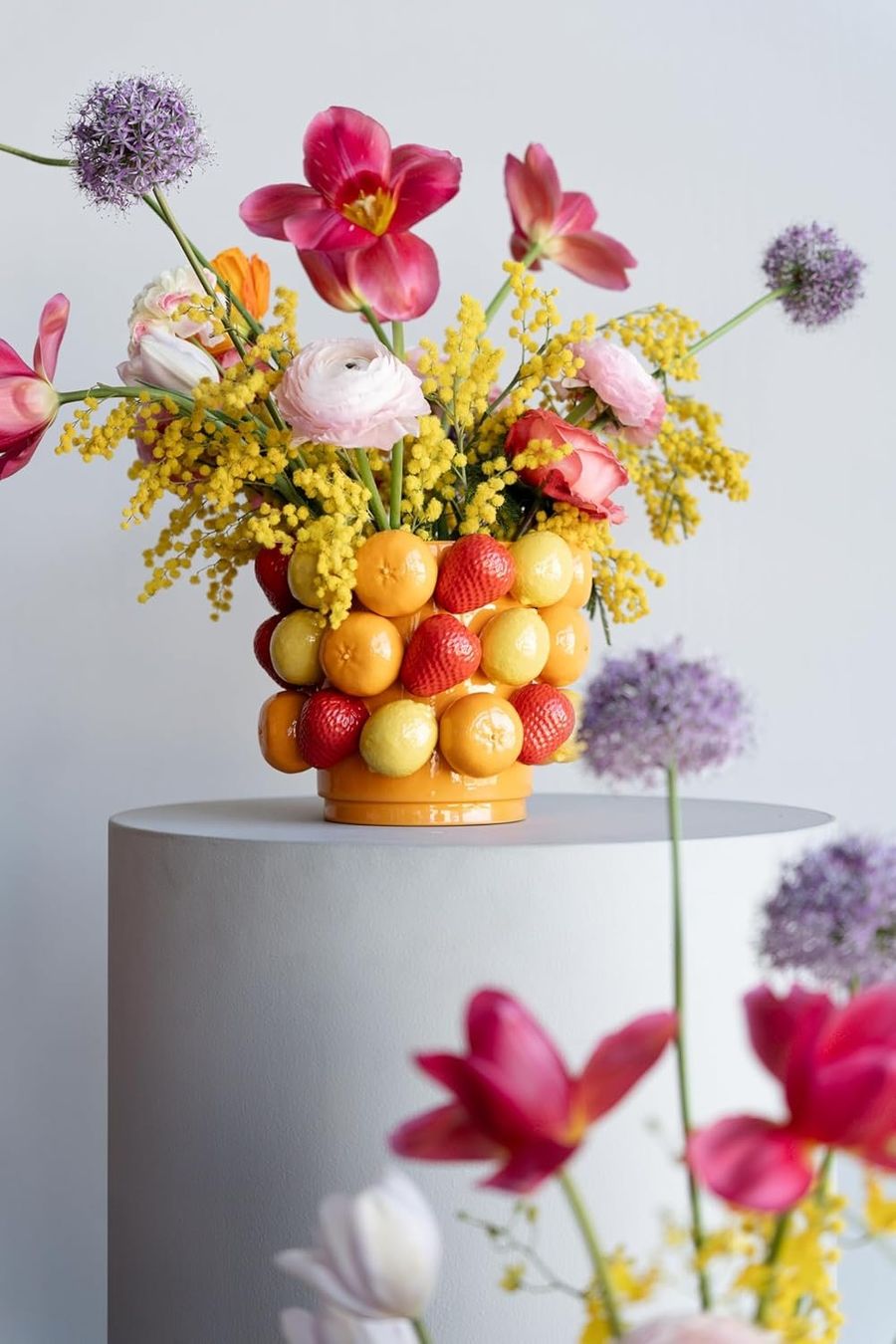 Vasi & Recipienti: Design Vase Fruit Parade, Gelb/Rot, Höhe 20cm – Nuovo e nell'imballaggio originale da Gränichen venduto da omniadeals 4
