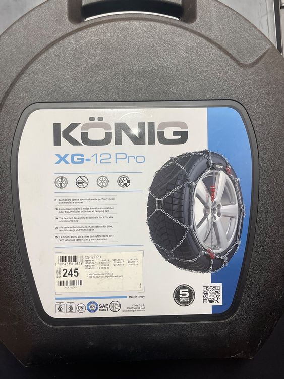SL12-245 - SCHNEEKETTEN FÜR SUV-4X4 12 MM GR 245 MAßE 255/45 R19