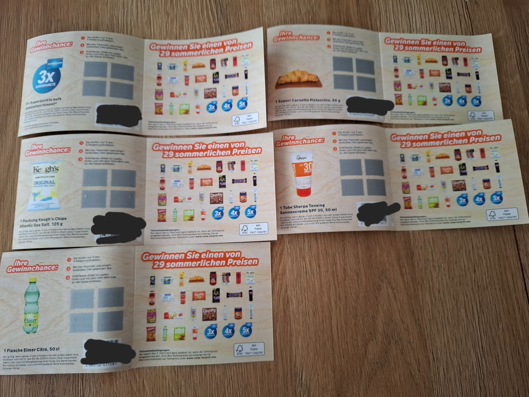 Buoni: 5x Coop Grill Win – Nuovo e nell'imballaggio originale da Zizers venduto da Sawyer15