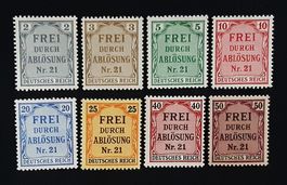 Deutsches Reich Dienstmarken 1903**
