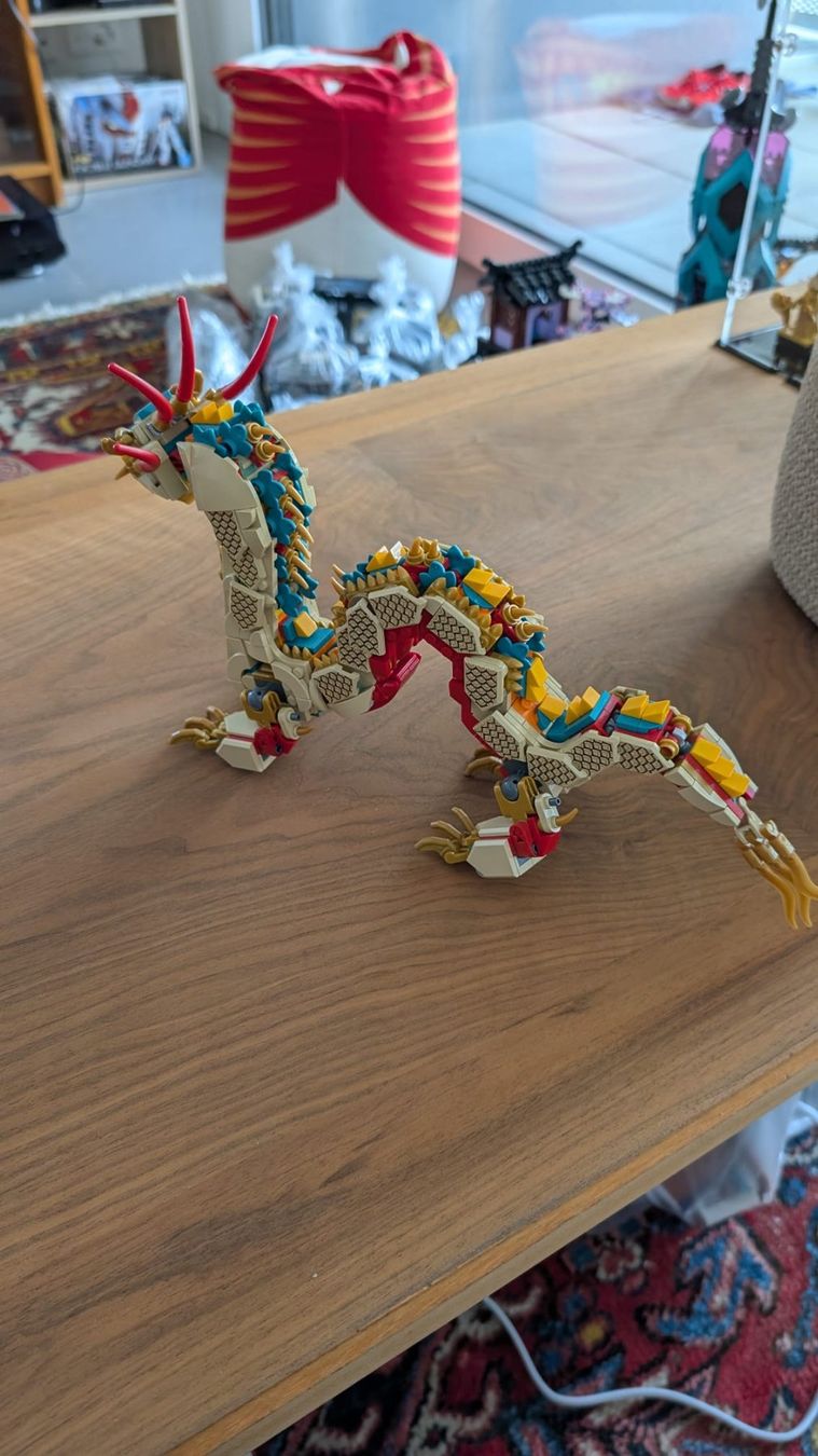 Lego Giocattoli: LEGO Glückverheissender Drache – Usato da Fribourg venduto da L-L-L