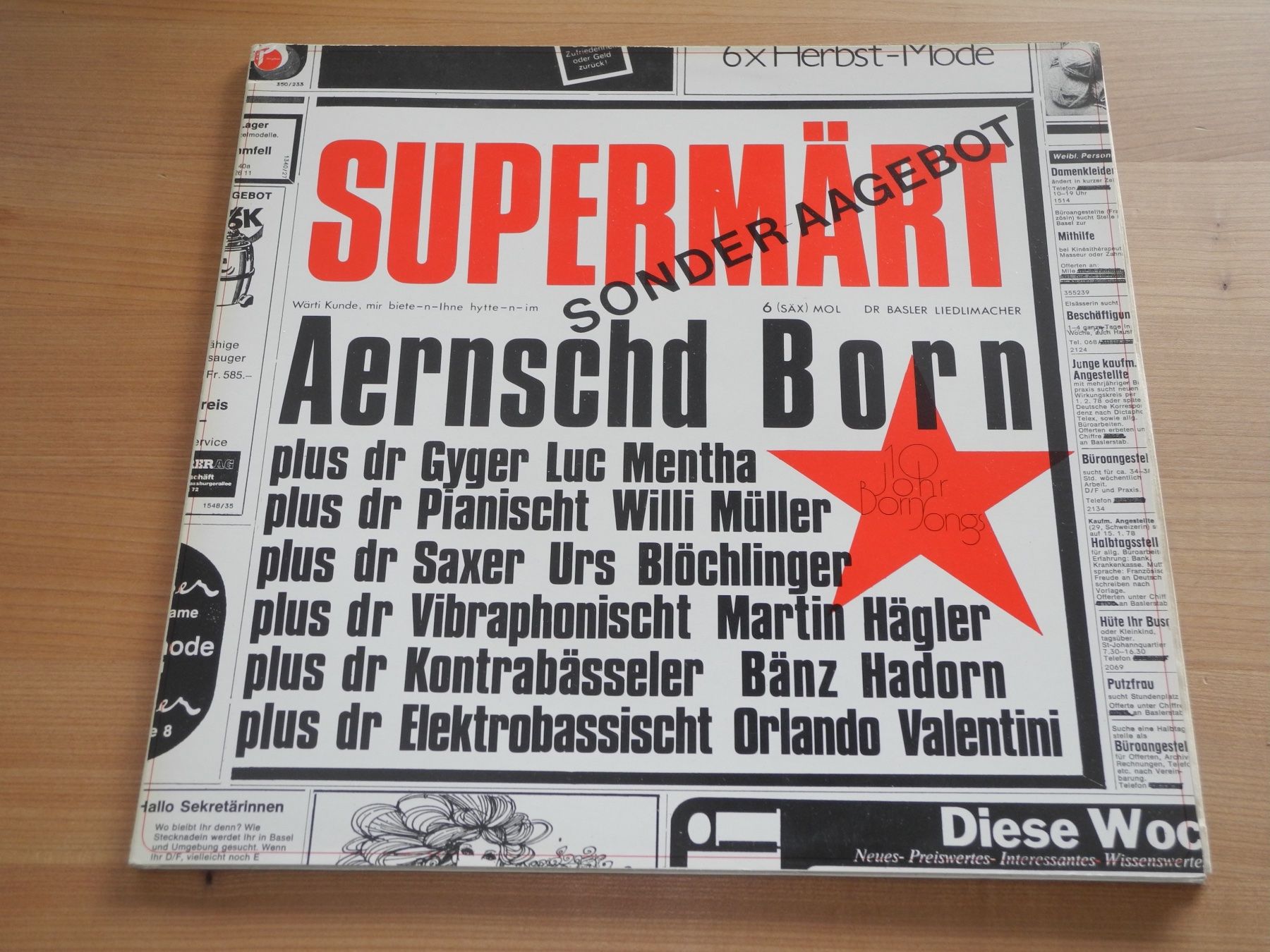 Dischi in vinile: AERNSCHD BORN: SUPERMÄRT - DURAPHON - SWISS – Nuovo (secondo la descrizione) da Fahrwangen venduto da Swirl2