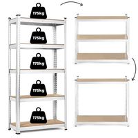 6x Steckregal Storage Shelves 90 x 30 x 180 cm