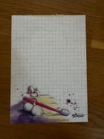 1x A6 Diddlblatt selten