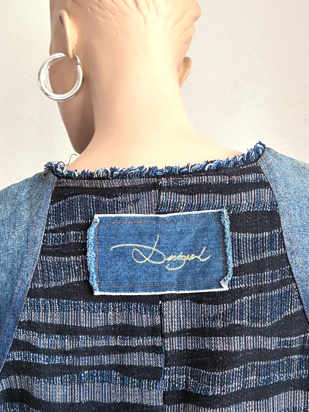 Desigual Vestiti: DESIGUAL Denim Kleid in Blau – Usato da Kloten venduto da Nephty 3