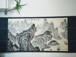Klassische chinesische Rollbild