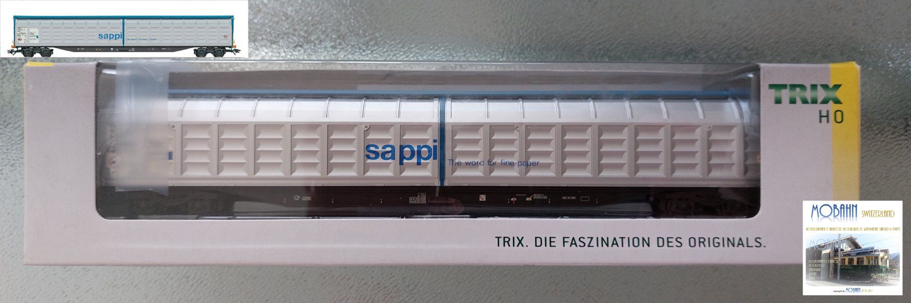 Trix Modellini di ferrovie: Trix 24421 - Grossraum Schiebewandwagen der DB – Nuovo e nell'imballaggio originale da Rotkreuz venduto da MOBAHN-1zu87