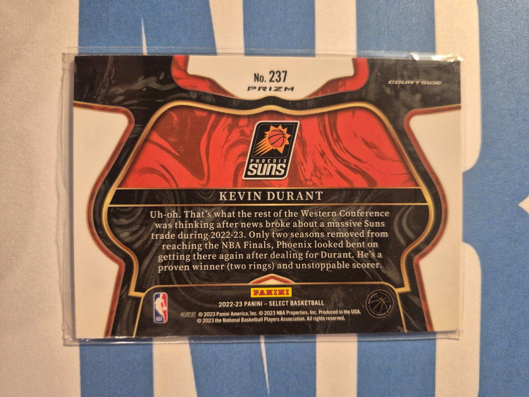 Panini Carte collezionabili: NBA Kevin Durant Phoenix Suns – Usato da Treiten venduto da Sauber73 1