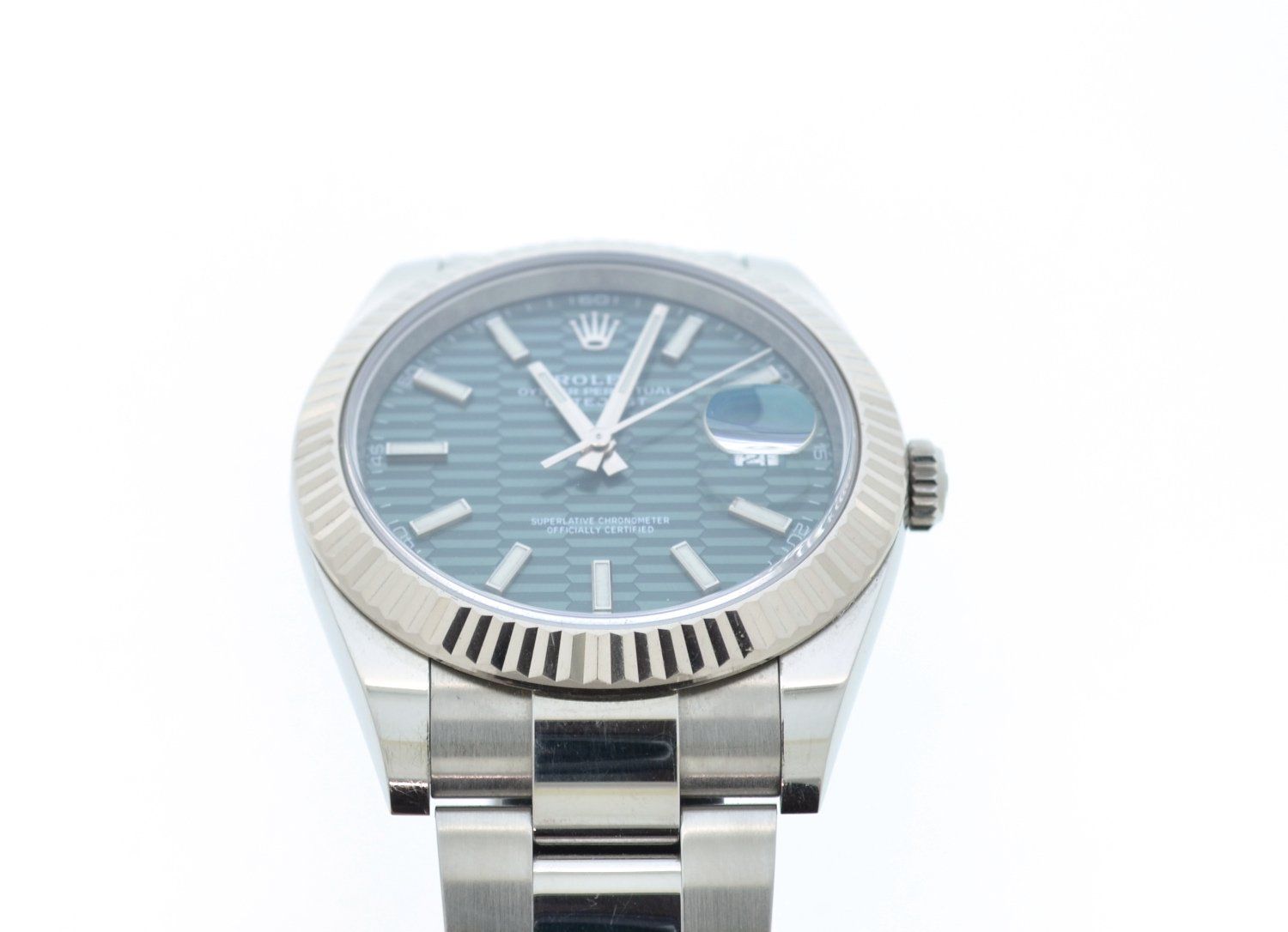 Rolex Uhren: Rolex Datejust 41mm green dial 126334 – Gebraucht aus Lausanne von TimeWorld 2