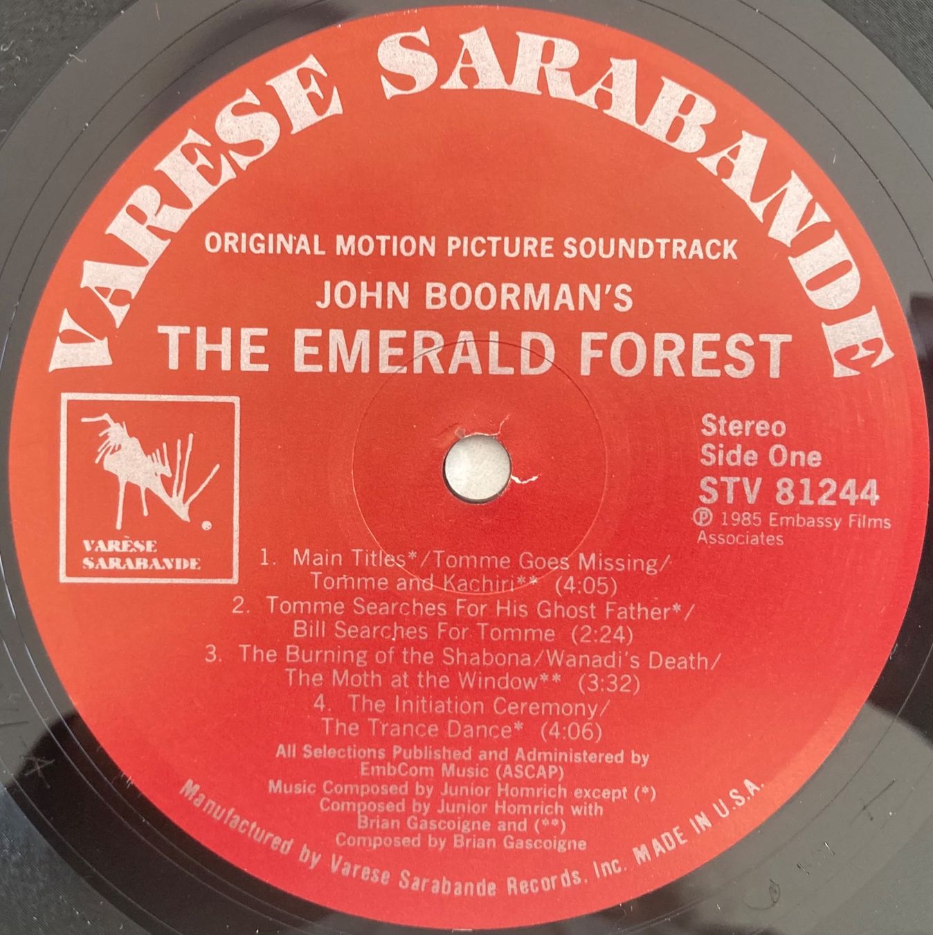 Dischi in vinile: MUSIQUE DE FILM - THE EMERALD FOREST – Usato da Poliez-Pittet venduto da Newtown-Records 2