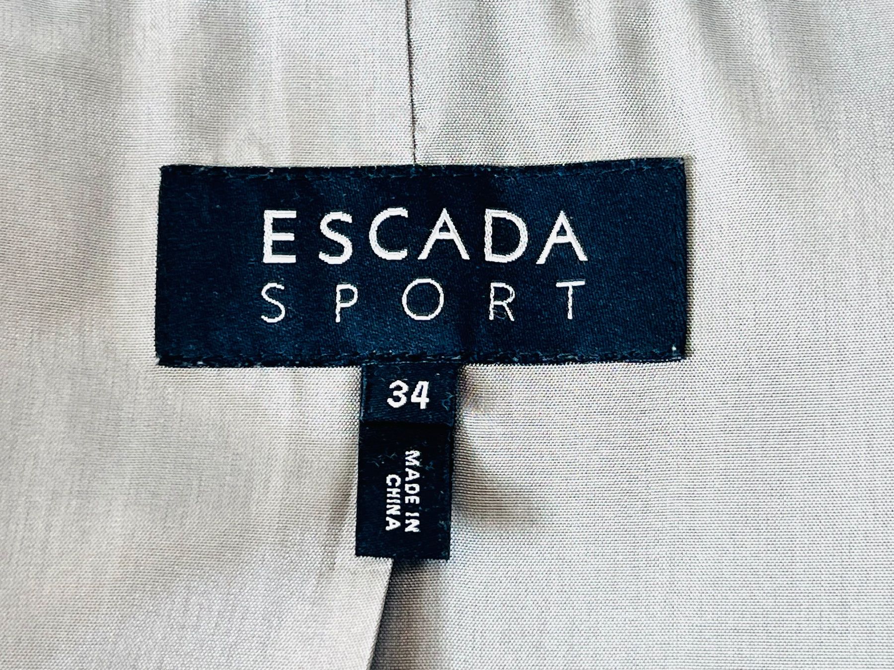 Escada Giacche: ESCADA SPORT Langblazer in Medium Grey - Gr. 34 / XS – Usato da Zürich venduto da Arche_Brockenhaus 8