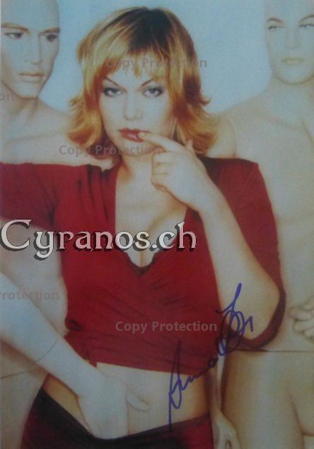 Autografi: Anna Loos (1970) Schauspielerin - Autogramm – Usato da Dietikon venduto da immortal-stars