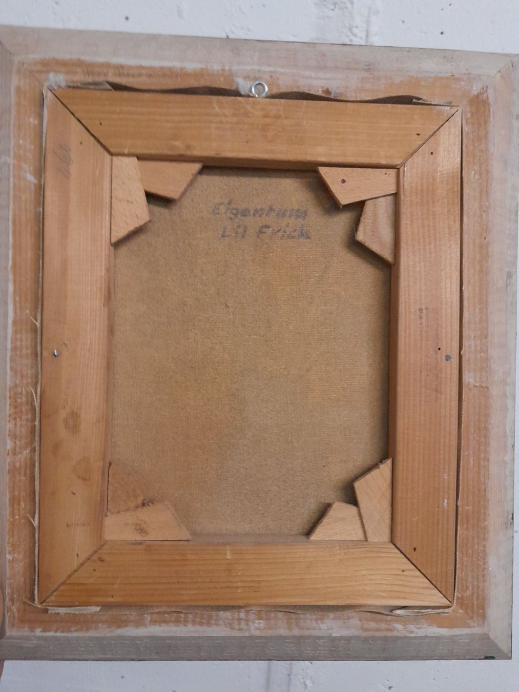 Dipinti: GEMÄLDE AUF LEINWAND BLUMEN 22X28 MIT HOLZRAHMEN SIGNIERT – Usato da Eggenwil venduto da wydl 3