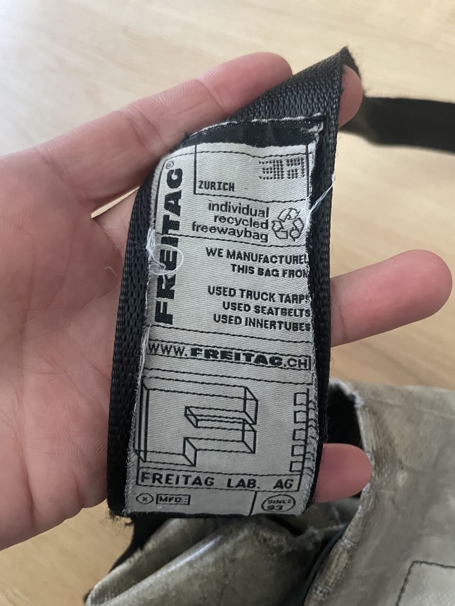 Freitag Taschen: Freitagtasche F12 Dragnet weiss – Gebraucht aus Bern von kn3chtin 2
