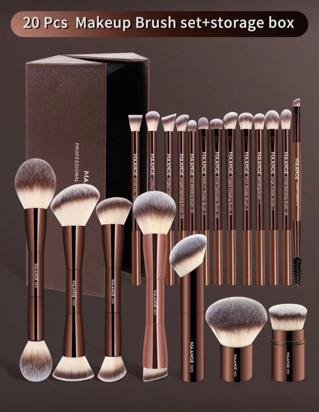 Make-up: Pinselset, 20-teilig – Nuovo e nell'imballaggio originale da Emmenbrücke venduto da ShopDirect 1