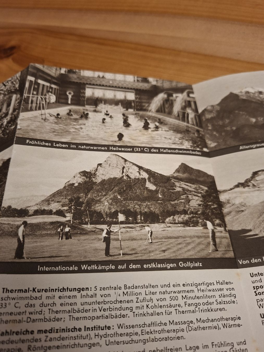 Documenti: Bad Ragaz Thermalbad Proschüre 1936 – Usato da Ganterschwil venduto da HeidiuPeter 5