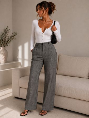Esprit Women's Grey Trousers