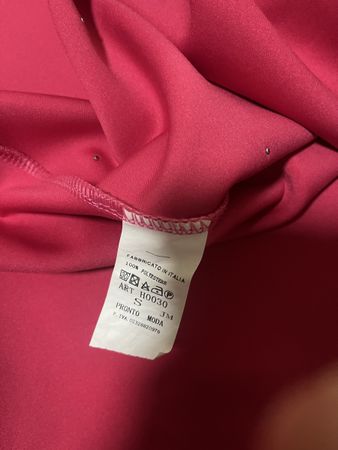 Pinkes Kleid Pronto Moda, Gr. S, mit Perlen – Top Zustand!