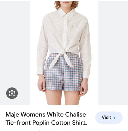Maje Poplin Shirt
