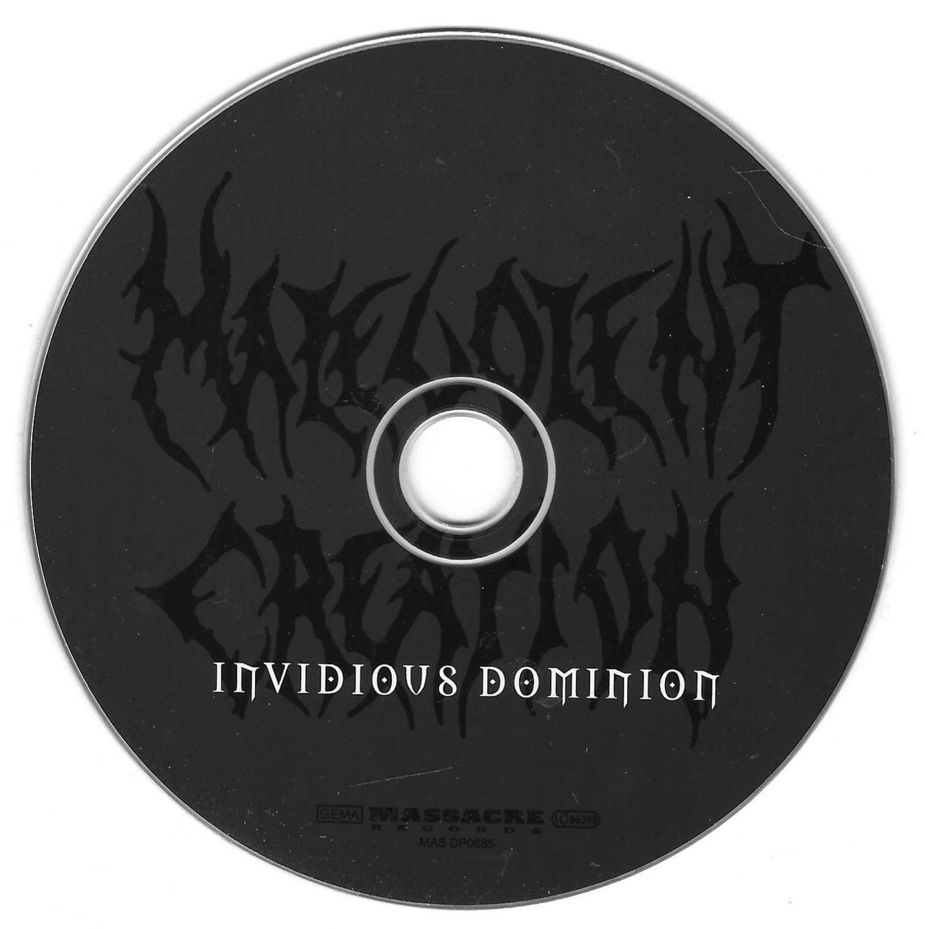 CD: MALEVOLENT CREATION  -  INVIDIOUS DOMINION – Usato da Bex venduto da Giorgiob 2