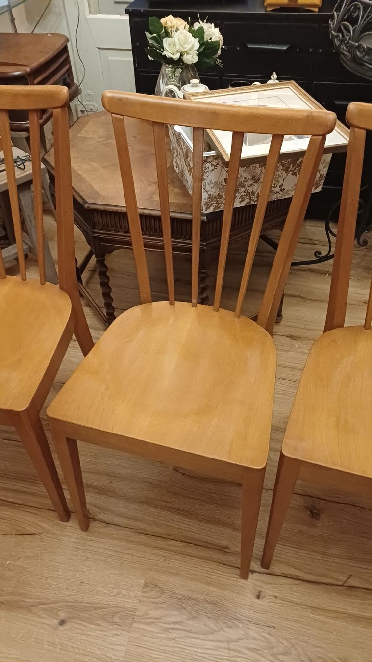Stühle: 4 Stäbli Stühle 60er Jahre – Gebraucht aus Flawil von Pinkmalibu 1
