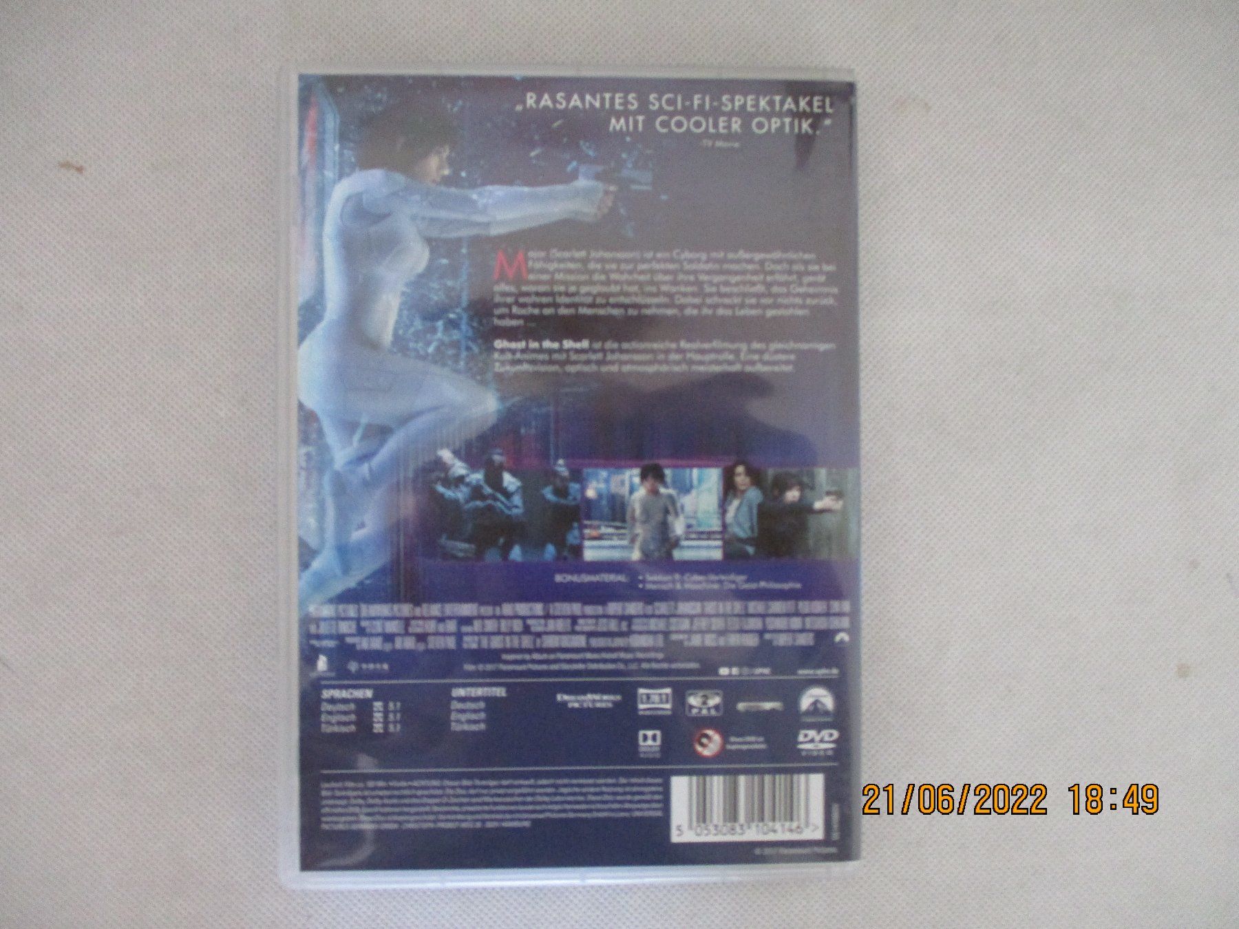 Tutti i DVDs: Ghost in the Shell - Realfilm – Usato da Liestal venduto da Disc-Point 1