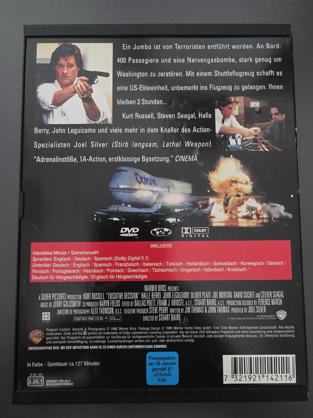 Tutti i DVDs: DVD - EINSAME ENTSCHEIDUNG - mit Kurt Russel – Usato da Zürich venduto da P-editon 1