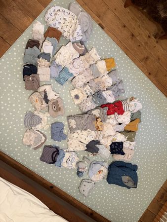 Babykleiderpaket Gr. 50/56 Junge/ Unisex