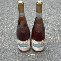 2 bouteilles Cabernet d'Anjou 2000 vin rouge occasion