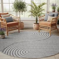 TOP PREIS 🏆 Teppich Rund In & Outdoor robust 200 cm!!