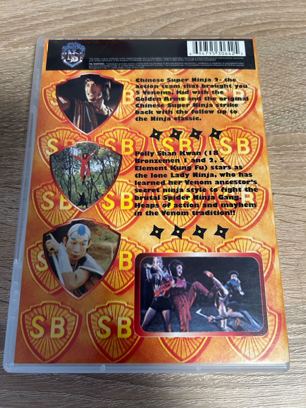 Tutti i DVDs: Chinese Super Ninja 2 - DVD Code 1 englisch Ninja Action – Usato da Gasel venduto da doctor_doak 1