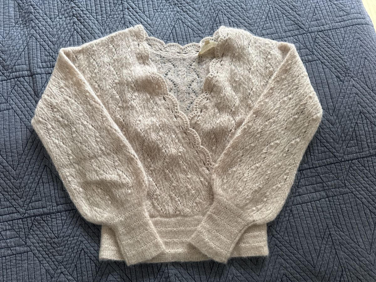 Sezane Maglioni & Felpe: Pullover Sezane beige Strickmuster Grösse XS neuwertig – Usato da Allschwil venduto da TanjaS94