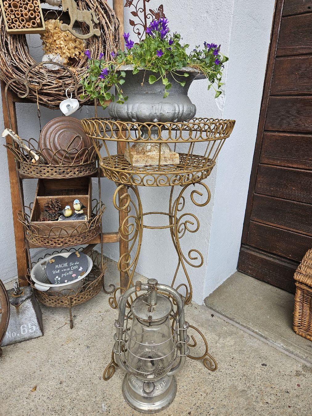 Sonstiges für Haushalt & Wohnen: Jardiniere/Blumenständer rostoptik – Gebraucht aus Mühlethurnen von Zauberfee3