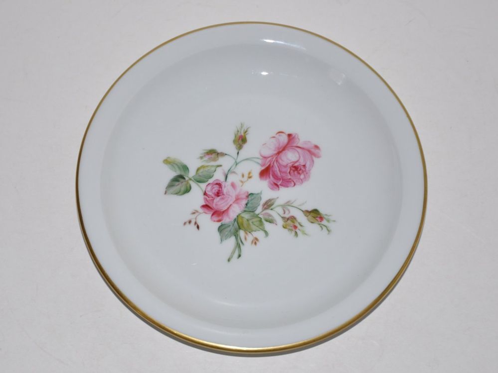 Dessertteller Porzellan Winterling handgemalt Rosen (Gebraucht) in Boll ...