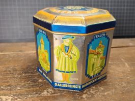 Wunderschöne alte Blechdose HAEBERLEIN-METZGER AG Nürnberg